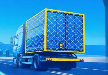 Intelligent Lock Tracker terpasang pada kontainer truk